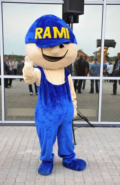 Ramirent’s mascot: Rami costume