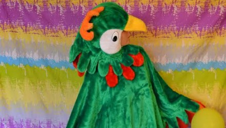 Mascot: Costume of a Green Parrot