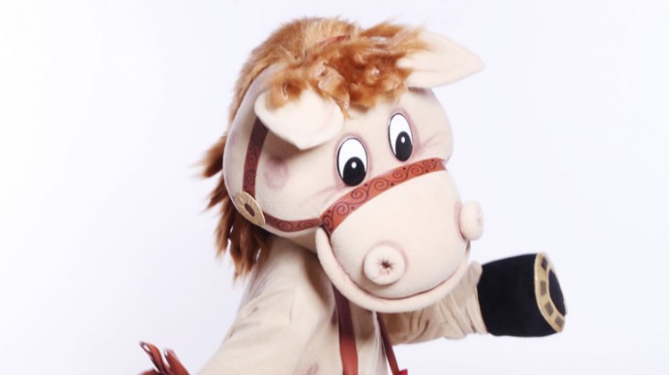 Mascot: Costume of a horse