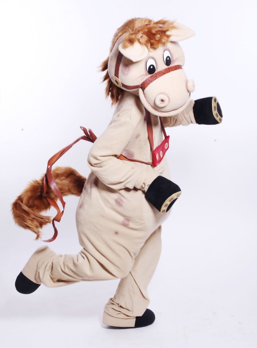 Mascot: Costume of a horse