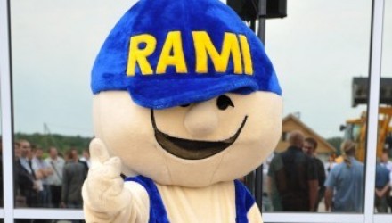 Ramirent’s mascot: Rami costume