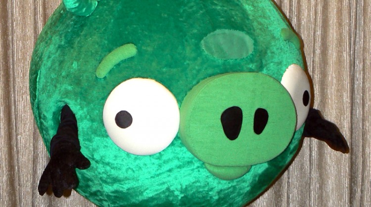 Angry Birds mascot: King Pig costume