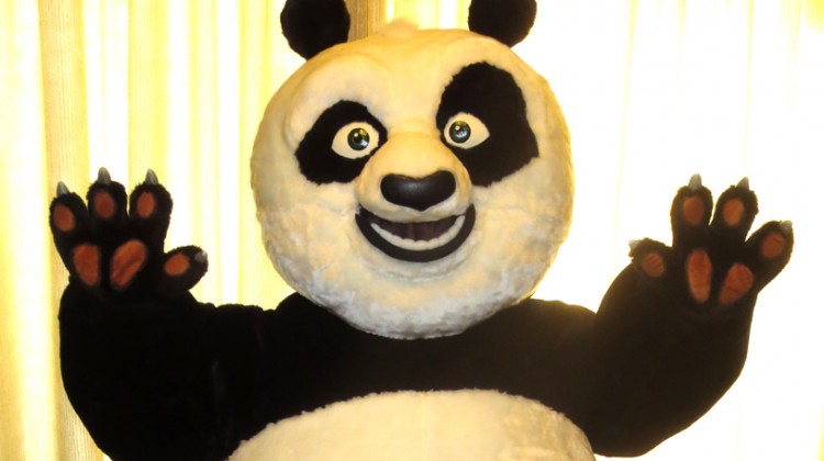 Kung Fu Panda mascot costume