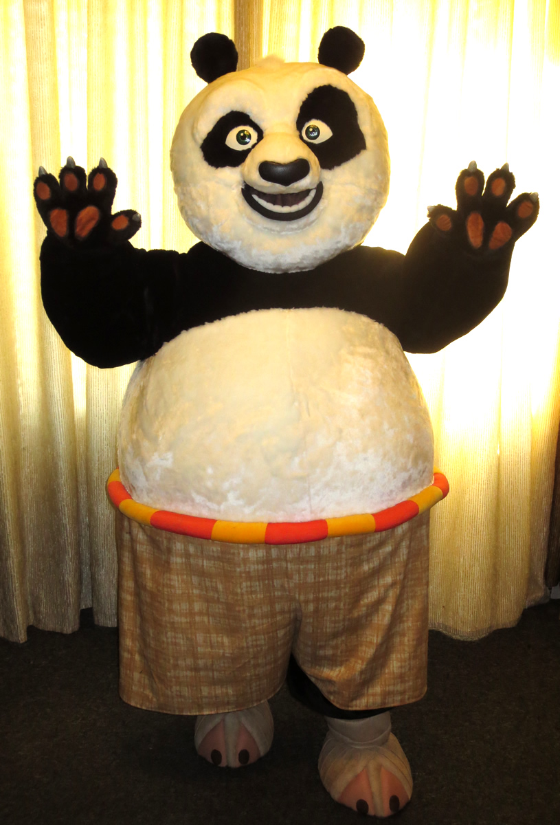 Kung Fu Panda mascot costume