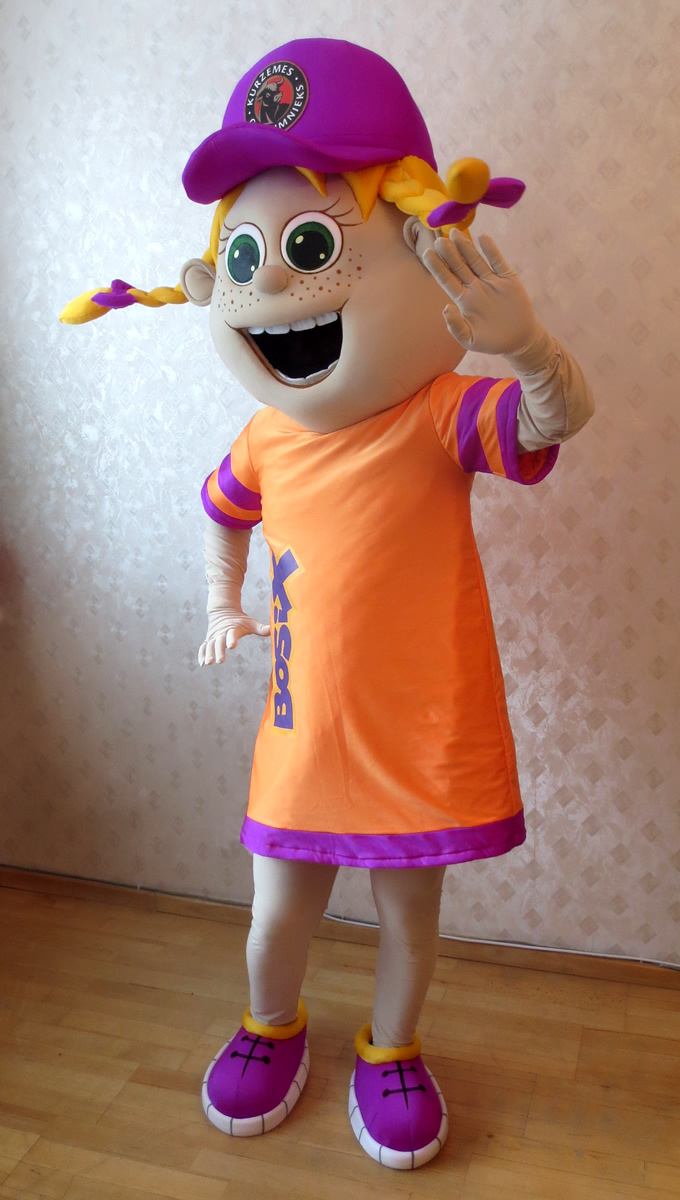 Bosix’ mascot: girl costume