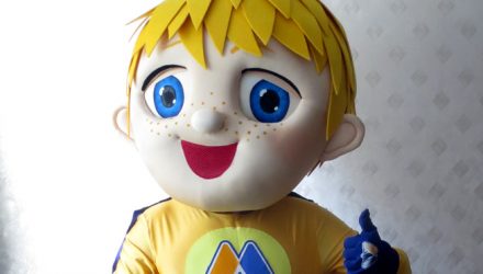 Талисман Mego: маска ростовой куклы